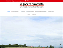 Tablet Screenshot of gacetahumanista.org